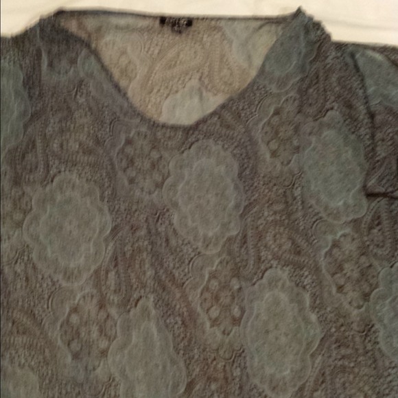 Apt 9 blue brown top
