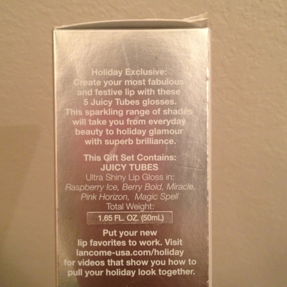 Sold 💄Set of 5 Lancôme Juicy Tube lipgloss.💄 - Picture 2 of 3