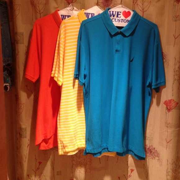 3 Men's Golf shirts