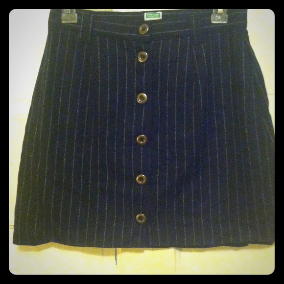 Wool business skirt