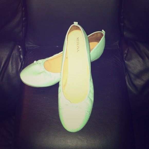 Mint Green Ballerina Flats