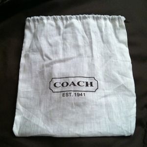 Coach dust bag
