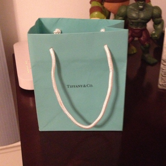 Authentic Tiffany 5x6 gift bag.