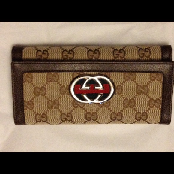 GUCCI WALLET WITH CHECK COVER