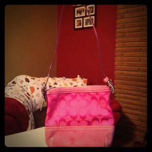 Hot Pink Authentic Coach Purse
