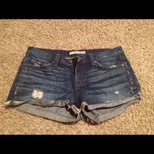 J Brand denim cutoff shorts - size 28