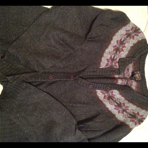 Button up sweater