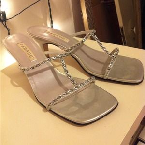 Silver shoes