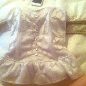 Pepulum top or corset