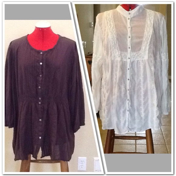 Reserved! Two blouses for @drschroder.