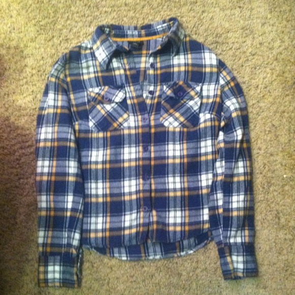 Blue flannel shirt