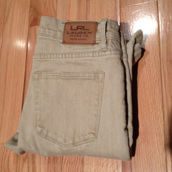 💋SOLD in bundle 💋Ralph Lauren tan jeans