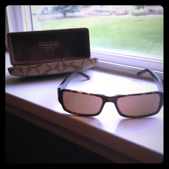 Coach sunglasses with case