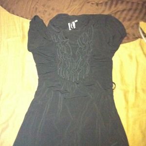 Black dress up shirt