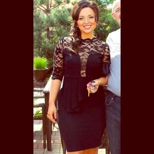 Jessica wright lace inset dress, size 10