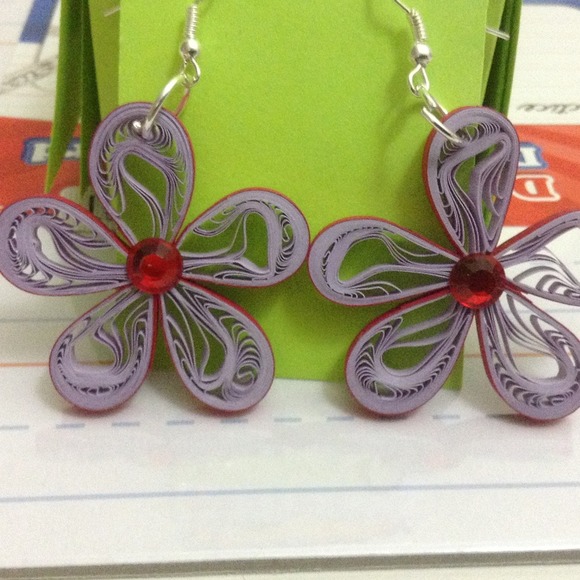 Handmade quilled earringsJUST SHARING - Picture 2 of 2