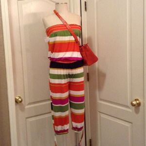 **SOLD**Very cute Capri romper