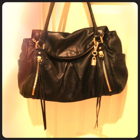 Black leather BOTKIER handbag