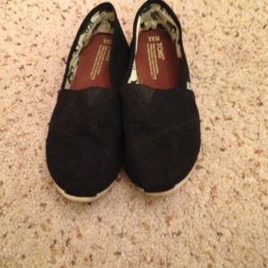 *RESERVED*Authentic Black Toms!