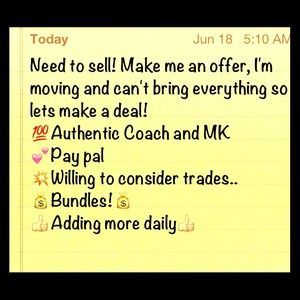 Mostly NWT Coach and MK