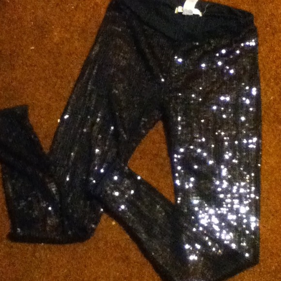 Sequin forever 21 leggings