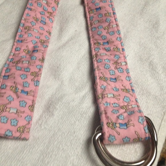 Vineyard Vines pink lula belt