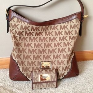 Michael Kors purse and wallet