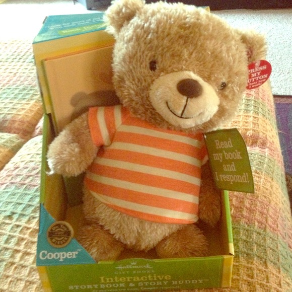 NWT!!-Cooper, the bear you can read too!!