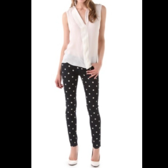 Polka Dot Verdugo Skinny Jeans