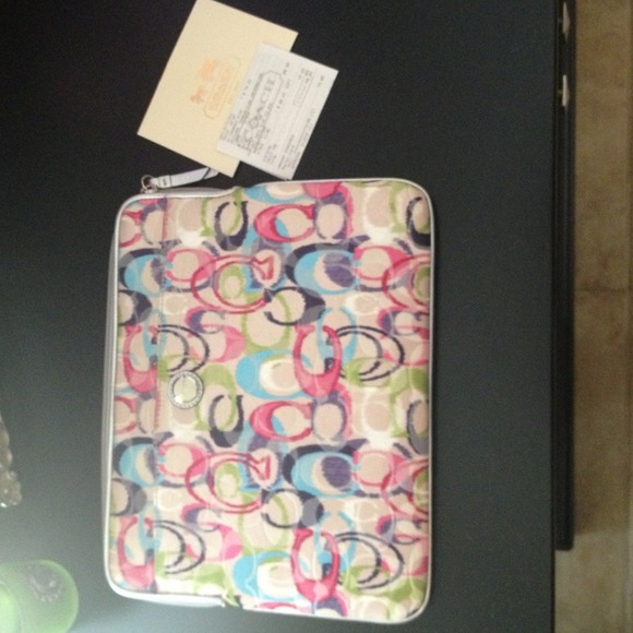 Authentic Coach iPad case