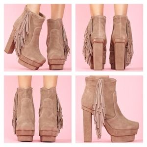 Jeffrey Campbell Fringe Boot *LOWERED*