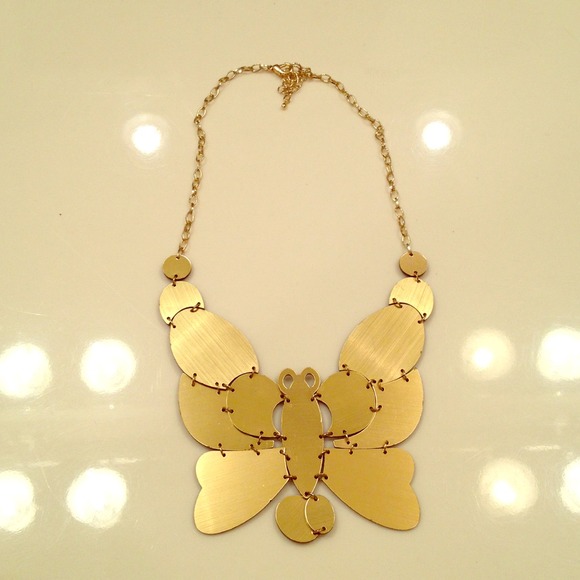 Reversible Butterfly Necklace