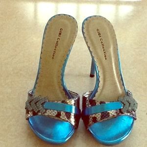 Blue Sexy sandal