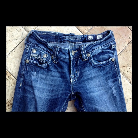 🚫SOLD🚫💜MISS ME JEANS💜 - Picture 2 of 5