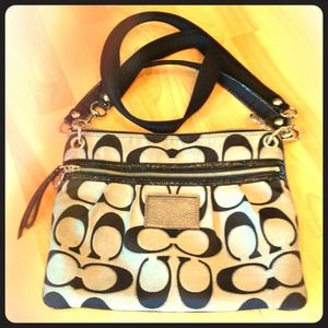 Authentic Coach Poppy Cross-body Purse