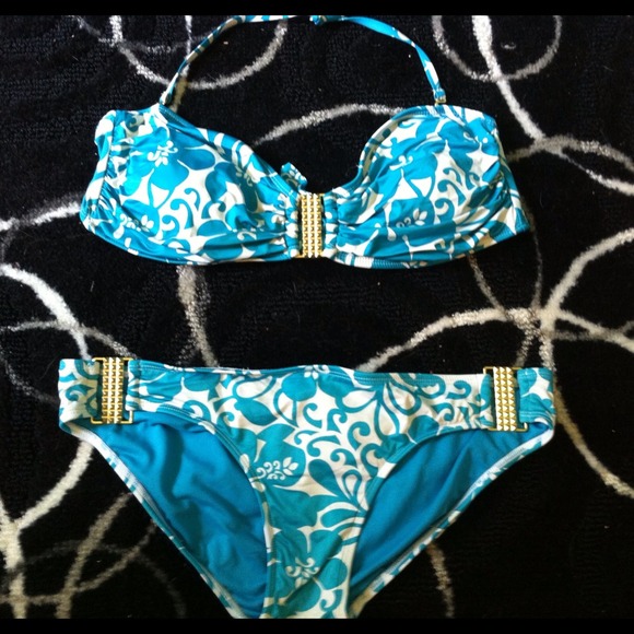 Cute studded bathing suit!
