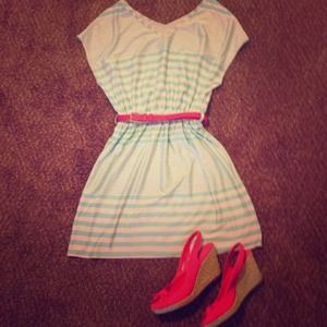 Pink rose dress