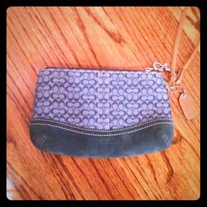 Coach wristlet AUTHENTIC!! Blue