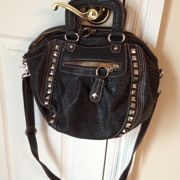 💋💋REDUCED Kathy van Zeeland black bag with studs