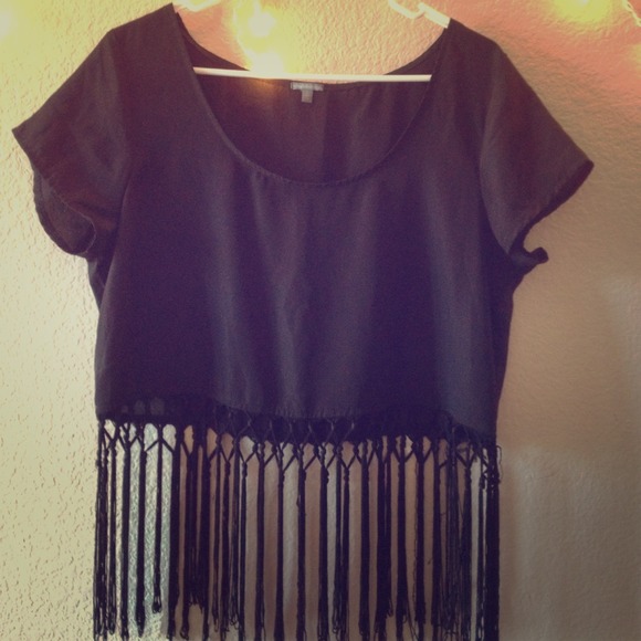Fringed Crop Top