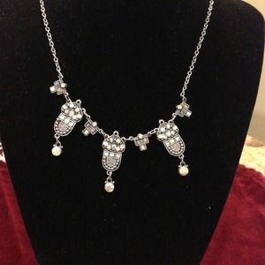 Beautiful blue Tibetan beaded necklace