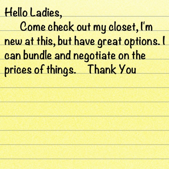 Jewlery, clothes, shoes.