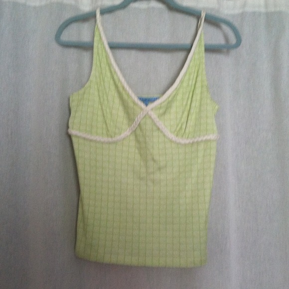 Antonio Melani Green Sleeveless Top Size Small
