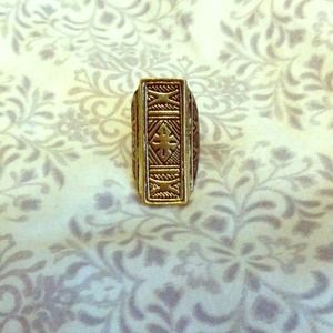 Long Tribal Design Ring💍