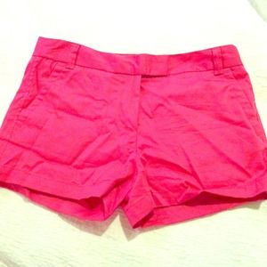 Hot pink J. Crew shorts