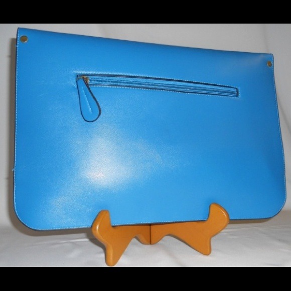 "Blue Raspberry Candy Sealed" Envelope Clutch. - Picture 2 of 4