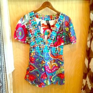 Desigual tie back top