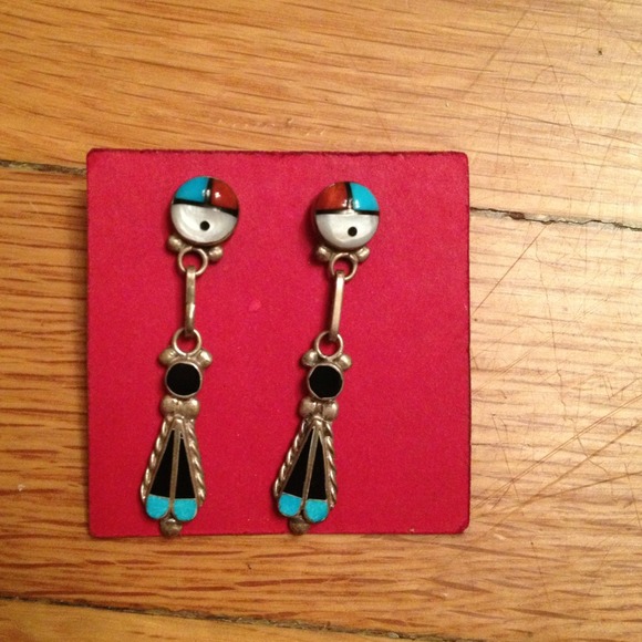 Jewelry - Genuine Indian handmade sterling silver earrings