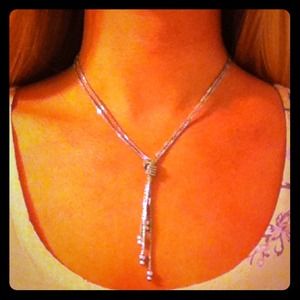 Silpada Silver Knot-loop necklace