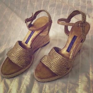 Ralph Lauren Collection Wedge Sandals